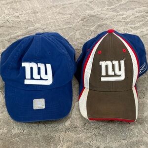 Blue NY Giants Embroidered Baseball Cap - Men's Hat